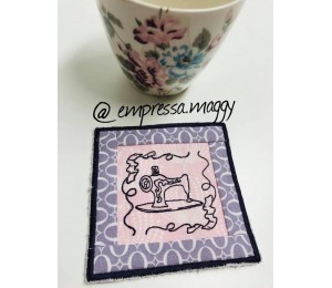 Stickserie ITH Sewing Blocks Mug Rugs oder Nadelkissen